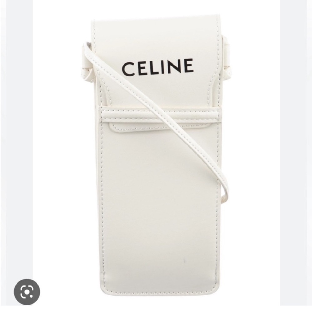 Celine Ivory Crossbody Pouch for sunnies or cell phone nwt